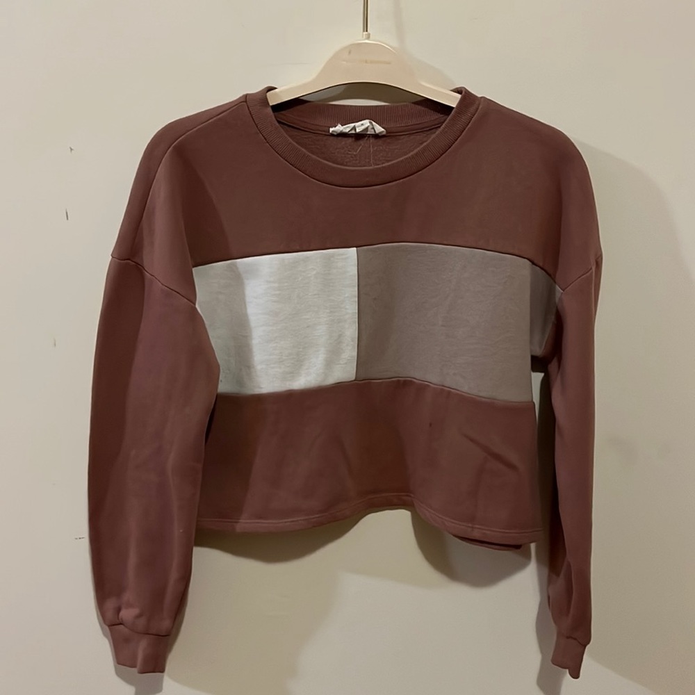 Cropped light weight sweater